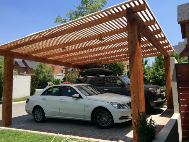 instalar una pérgola para coche